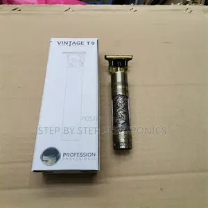Good Quality Blade Vintage T9 Metallic Gold Hair Trimmer
