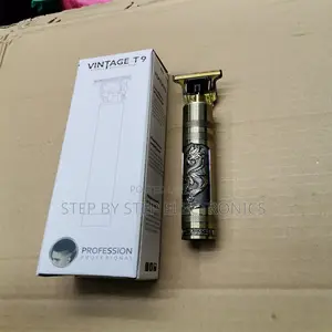 Usb Rechargeable Vintage T9 Metallic Gold Hair Trimmer