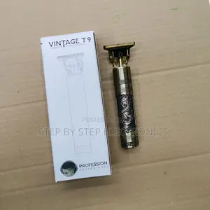 Smooth Cutting Vintage T9 Metallic Gold Hair Trimmer
