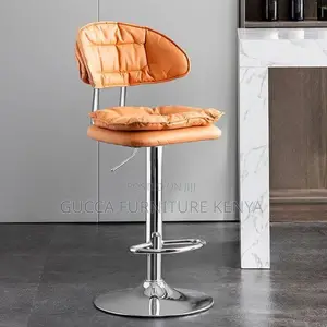Office Stool: Blush Adjustable Bistro Stool With Oblong Seat