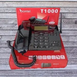 LCD Display Bontel T1000 Desktop Phone With Dual Sim Slot