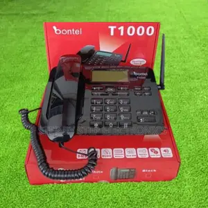 Bontel T1000 Desktop Phone With Dual Sim Slot, Fm Radio