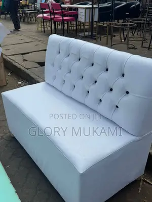 White Restaurant And Bar Couch 2seater