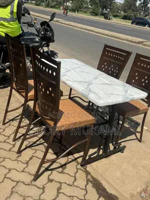 Restaurant And Bar Chairs And Marble Table