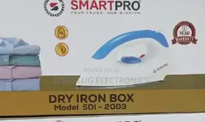 Dry Iron Box (Smart Pro) ; Non-Stick Soleplate