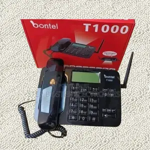 Bontel T1000 Desktop Phone With Dual Sim Slot, SMS Feature