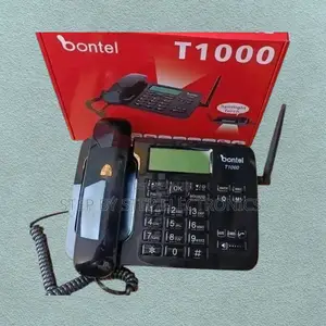 Stylish Look Bontel T1000 Desktop Phone With Dual Sim Slot