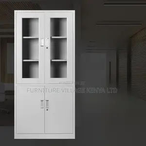 Cabinets:Modular Swing Doors Metal Storage Display Unit