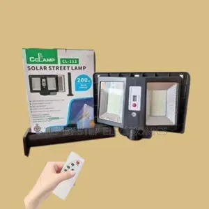 Large Battery 200watts Motion Sensor Solar Street Lamp