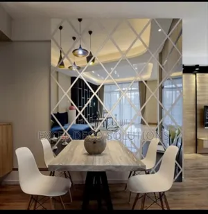"Diamond Horizon Wall Art Mirror