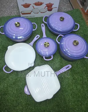  Royal ~ Purple 11pcs Cast Iron 3 Silicon Spoons 