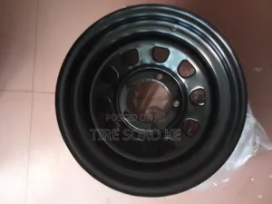 Toyota Landcruiser 8j 16 Inch Black Steel Rims