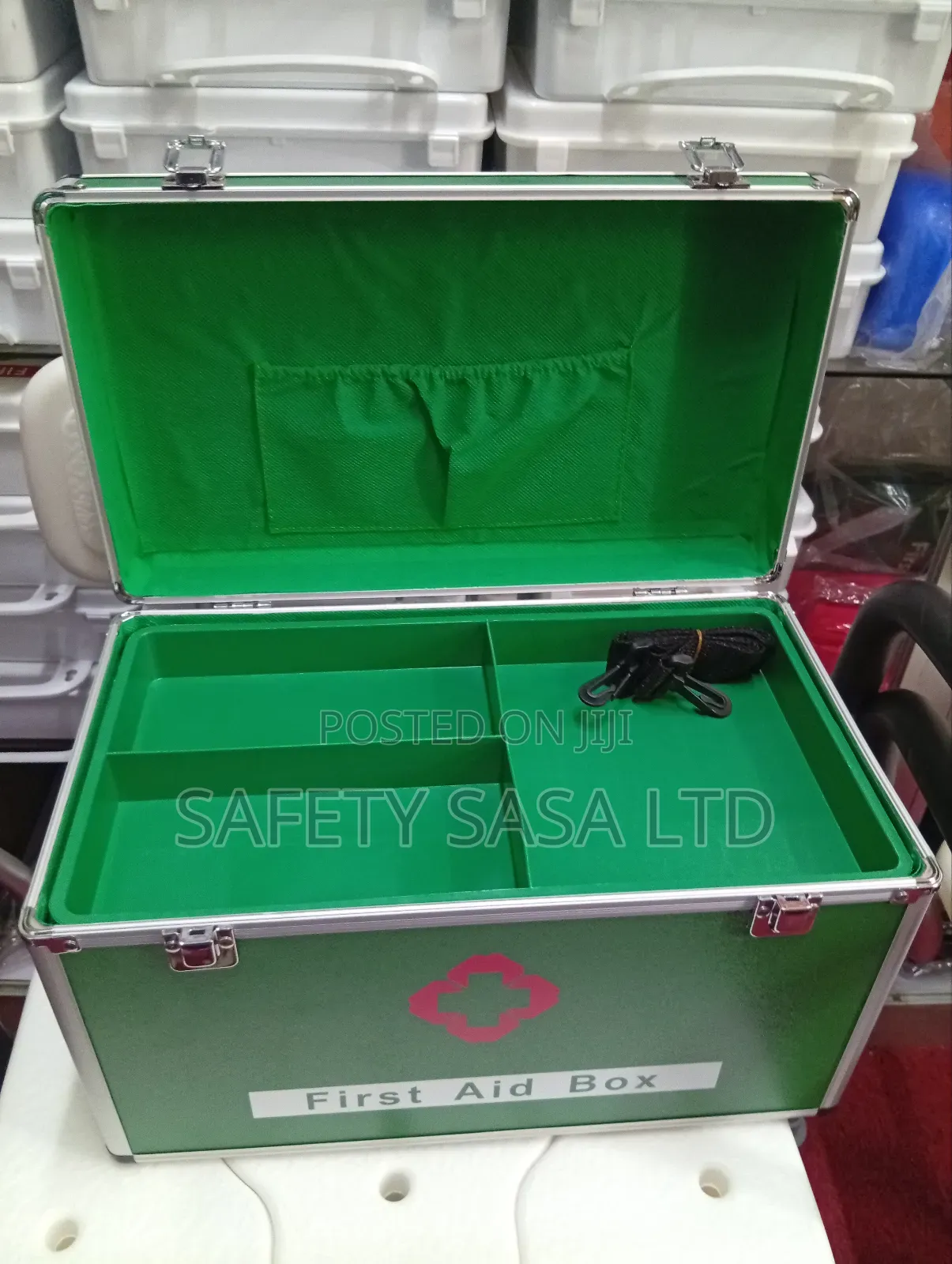 Aluminium First Aid Kit Box.
