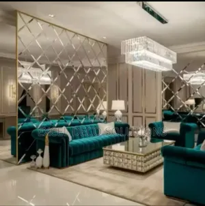 "Facet Frame Diamond Mirror