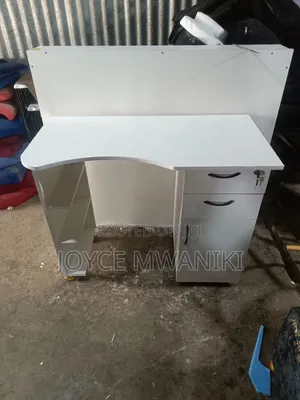 Manicure Table, With Shelves and Drawers, White 