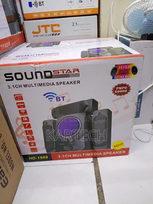 Soundstar Hd-1969 3.1 Multimedia Speaker System 60000w