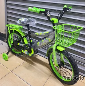 BMX Bike Size 16 Green With Trainee Wheels