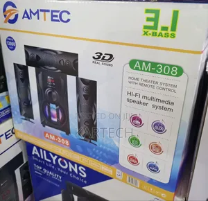 Amtec Am-308 3.1ch X-Bass Multimedia Home Theater System