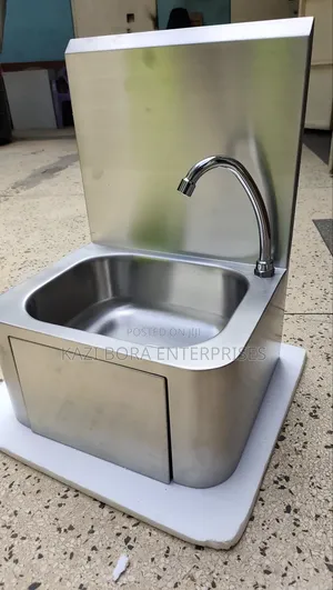 Knee Operated Stainless Steel Hand Wash Sink/Basin