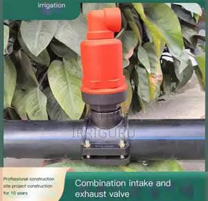 Air Release Valve. 25-63mm.Outer Thread.Orange
