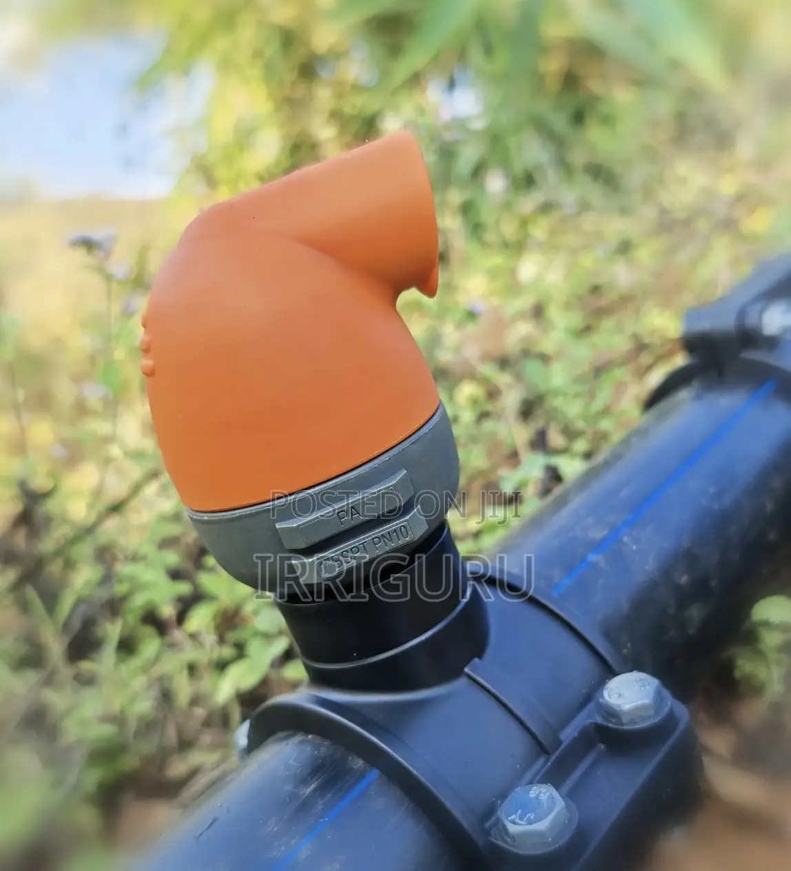 Exhaust Valve. 32.25mm. Outer Thread.Orange