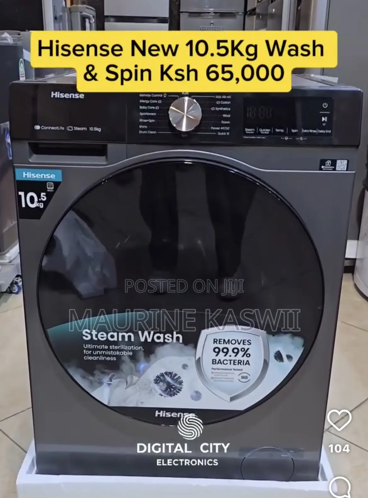 Hisense New Machine 10.5kg