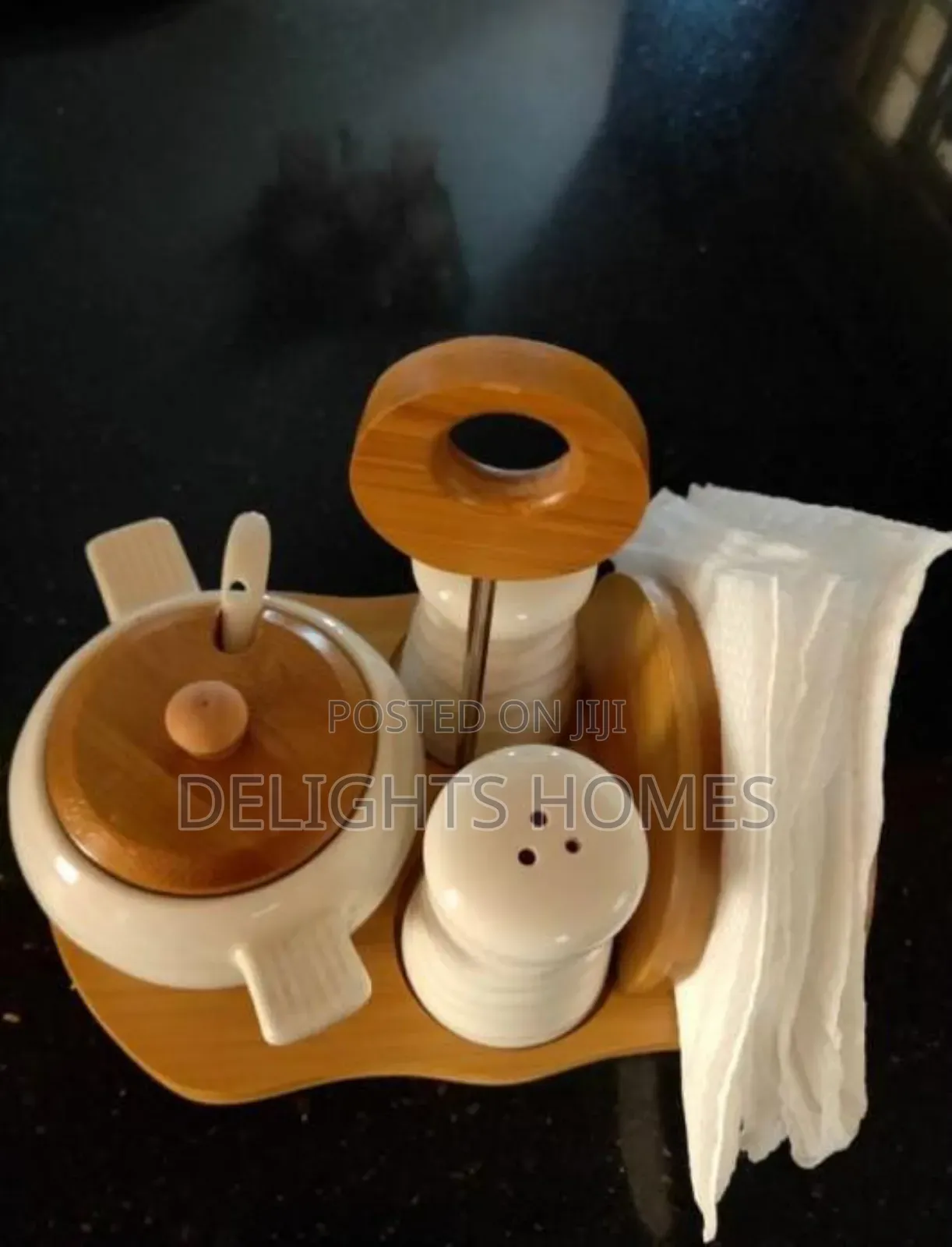 Ceramic Cruets Napkin Holder_pa