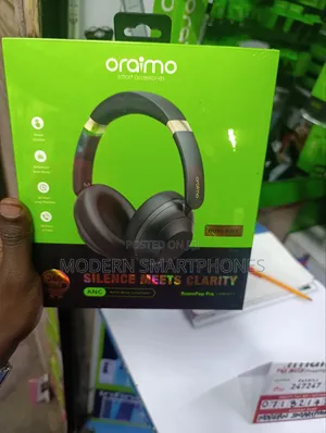 Oraimo Boompop Pro Anc 82-hr Playtime Over-ear Headphones