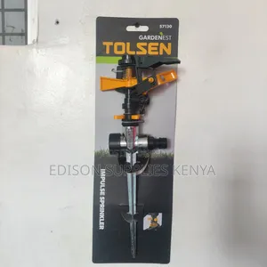 Tolsen Impulse Sprinkler With Metal Spike Stand Heavy Duty