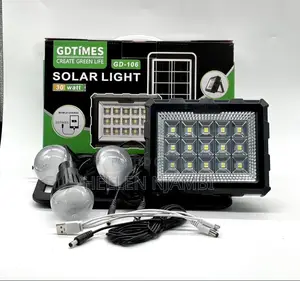 Gd Times Js-106 Solar Light System With 3led Bulbs