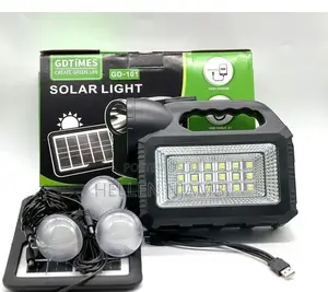Gd Times Js-101 With 3led Bulbs Solar Light System