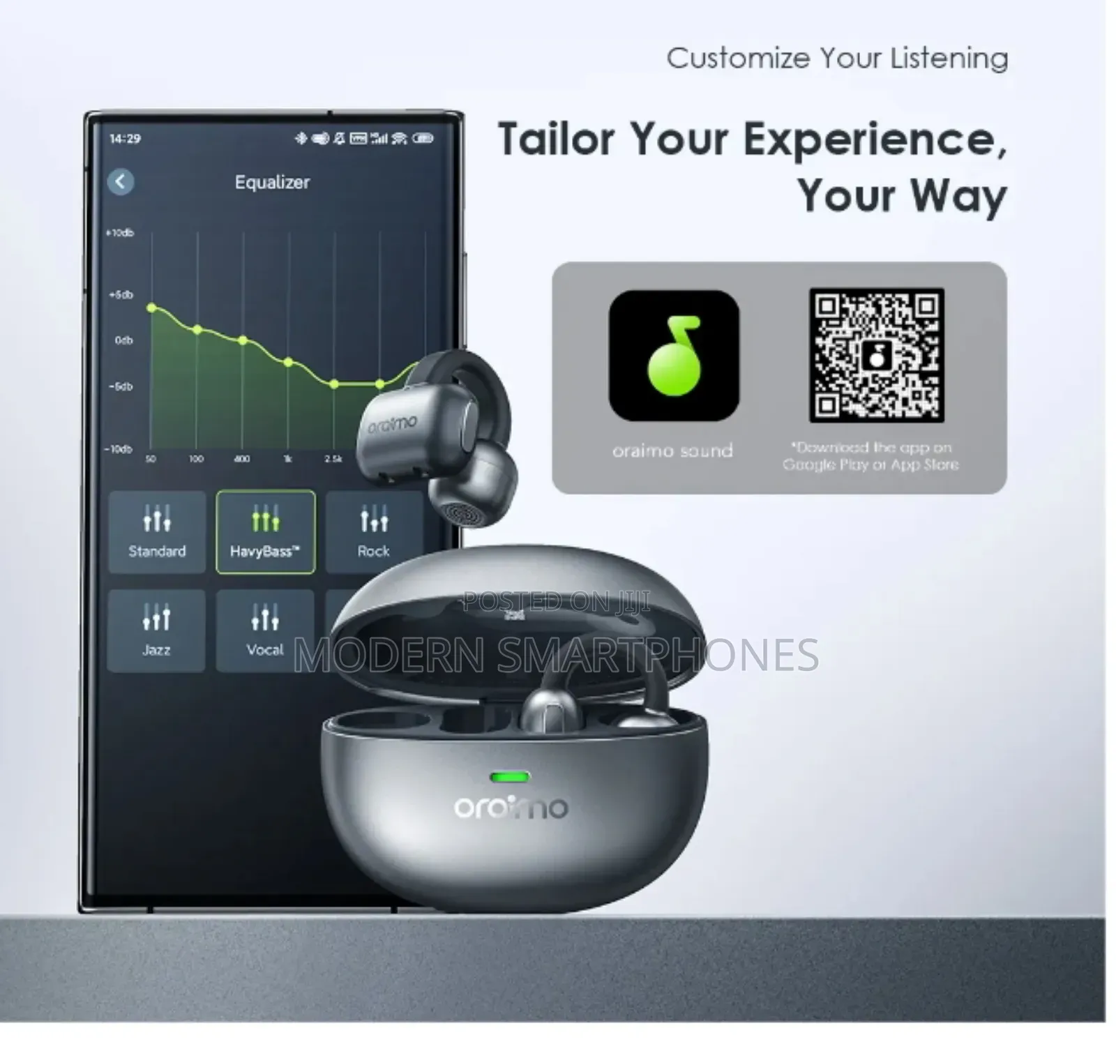 Oraimo Opensnap N Open-Ear True Wireless Bluetooth Earbuds