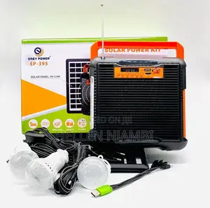 Easypower Solar Light System Ep-395 With Speaker,3led Bulbs