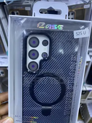 Lempiti Galaxy S25 Ultra Carbon Fiber Ringstand Magsafe Case