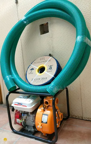 2" High Pressure Water Pump 50 Meters Delivery Pipe