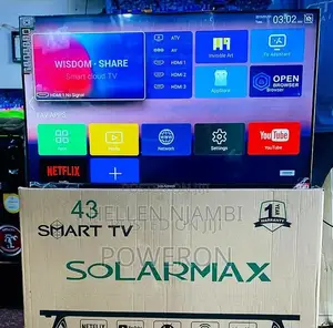 Solarmax Frameless 43inches Smart Android Tv