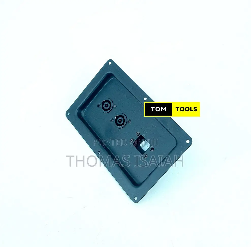 Metallic Speaker Junction Box Back Panel Wiring Connector