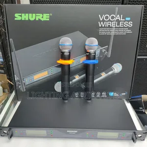 300 Metres Frequency High Power Vocal Shure Dual Wireless