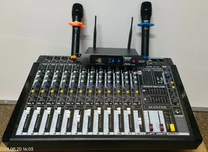 12 Channel Powered Mixer Usb/Bluetooth Wireless Microphone