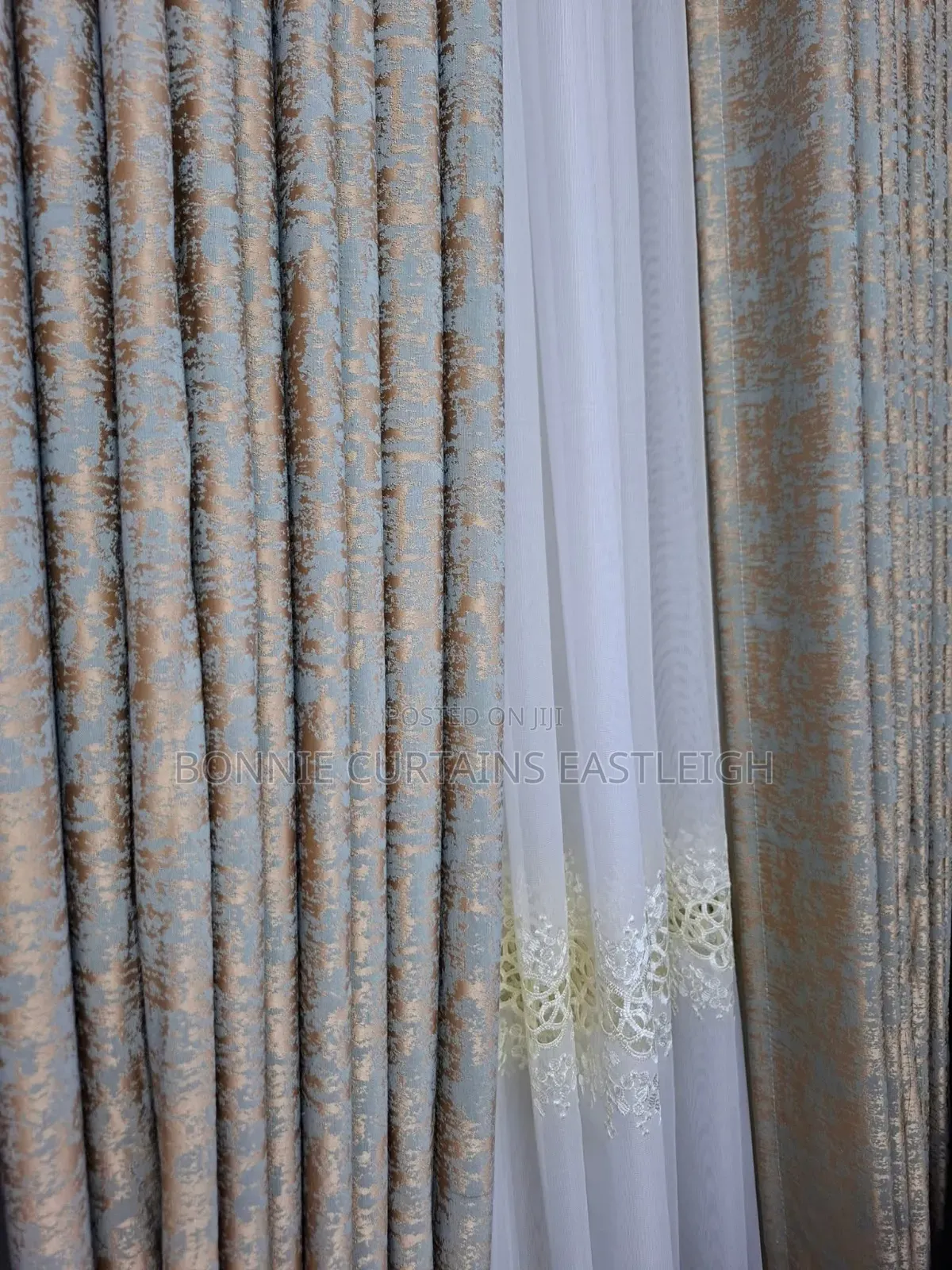 Green Mixed With Yellow Curtains