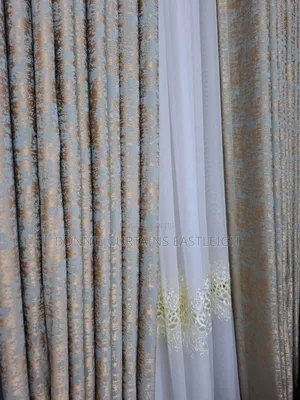Green Mixed With Yellow Curtains