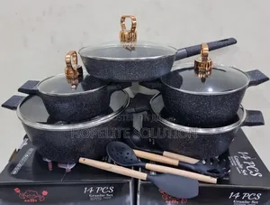 14 Pc Granite Cookware Set