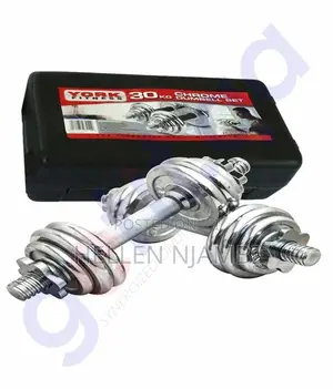 Chrome 30kg Dumbbell With Case