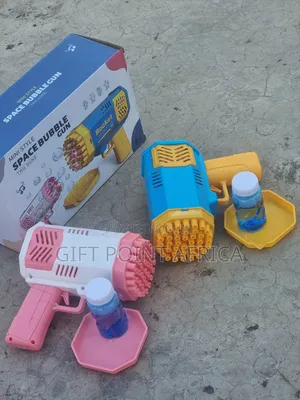 2 in 1 Battery-Operated Bubble Guns for Kids