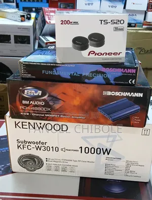 Amplifier/Sub-Woofer/Car Radio Full System