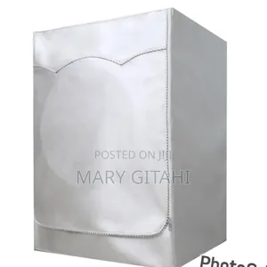 Grey/Silver Colour With a Zipper* Washing Machine Cover