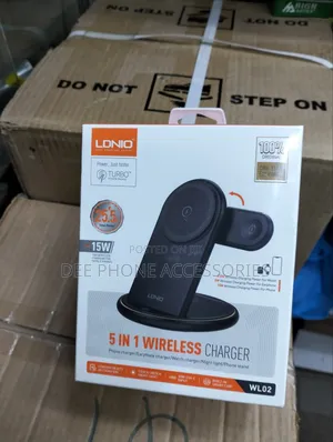Lonio 5 in 1 Wireless Charger With Stand