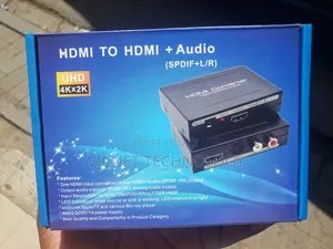 Uhd Hdmi to Hdmi and Audio L /R Splitter