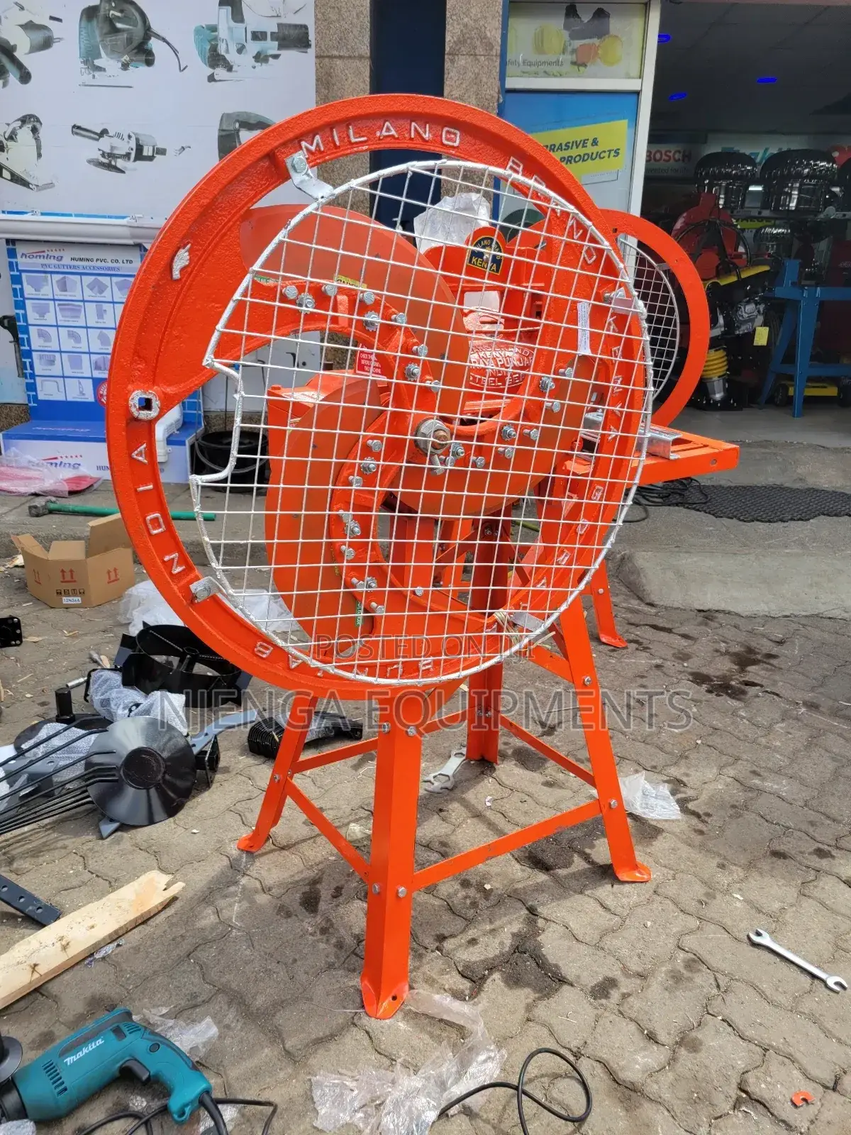 3 Blade Chaff Cutter With 7.5hp Engine