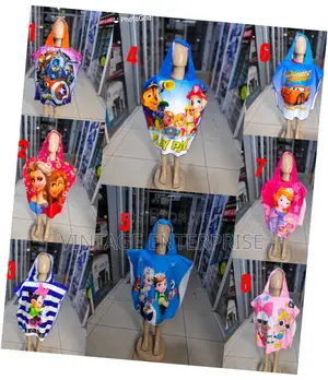 Hooded Cartoon Themed Towel